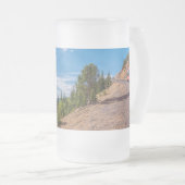 Pikes Peak Train Ride Frosted Beer Mok (Voorkant rechts)