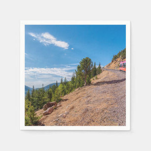 Pikes Peak Trein Ride Papier Servet