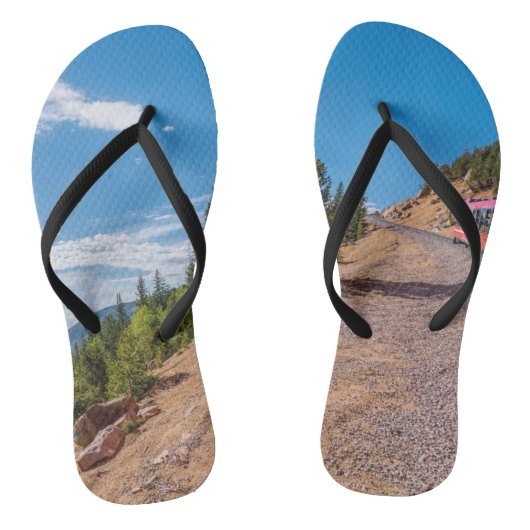 Pikes Peak Trein Ride Teenslippers (Voetbed)