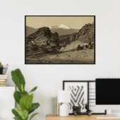 Pike's Peak uit de tuin van de goden Poster (Thuiskantoor)