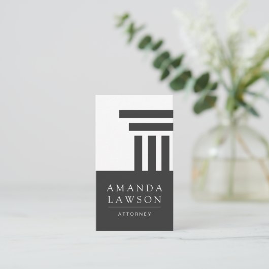 Pilaar Logo Afsprakenkaartje (Staand voorkant)