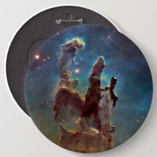 Pilaren der schepping, Adelaarsnevel Hubble Space Ronde Button 6,0 Cm