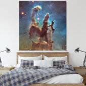 Pilaren van schepping, Adelaarsnevel Hubble Space Canvas Afdruk (Insitu (Slaapkamer))