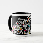 Pilates avec la tasse mobile de technologie, noire (Devant gauche)