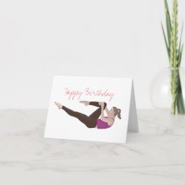 Pilates Birthday Card Kaart