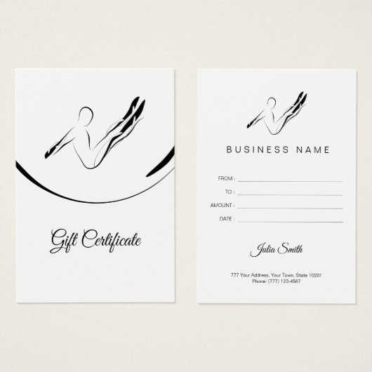 Pilates Boomerang pose (Devant & derrière)