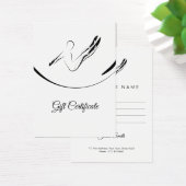 Pilates Boomerang pose Visitekaartje (Bureau)