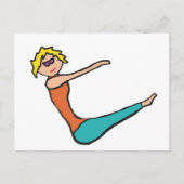 Pilates Briefkaart (Voorkant)