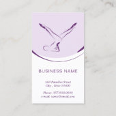 Pilates carte instructeur avec deux pilates pose (Dos)