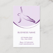 Pilates carte instructeur avec deux pilates pose (Dos)