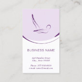 Pilates carte instructeur avec deux pilates pose (Dos)