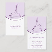 Pilates carte instructeur avec deux pilates pose (Devant / Derrière)