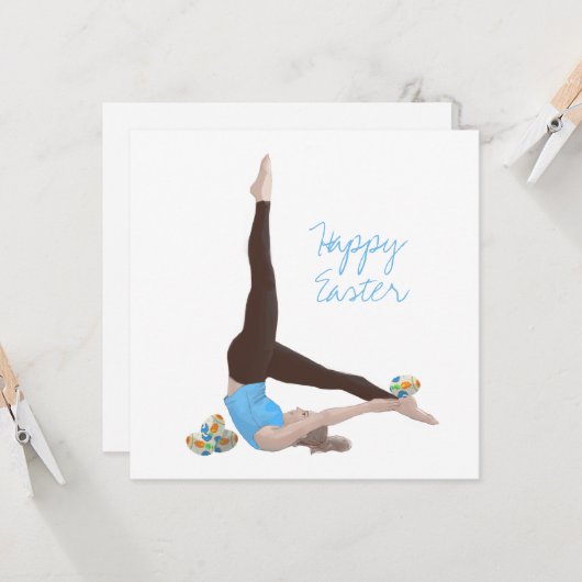 Pilates carte Pâques (Devant/Arrière en situation)