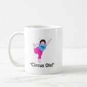 "PILATES- Circus Acts" Koffiemok (Links)