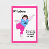 PILATES: Circus doet dat beeld en snijdt het licha Kaart (Voorkant)