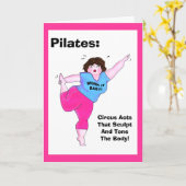 PILATES: Circus doet dat beeld en snijdt het licha Kaart (Gele Bloem)