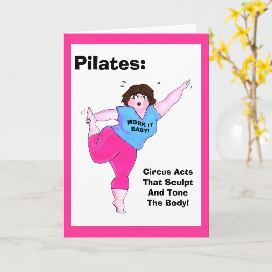 PILATES: Circus doet dat beeld en snijdt het licha Kaart (Gele Bloem)