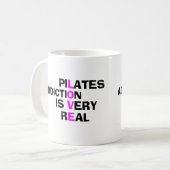 Pilates Coffee Mok - Funny Gifts (Voorkant links)