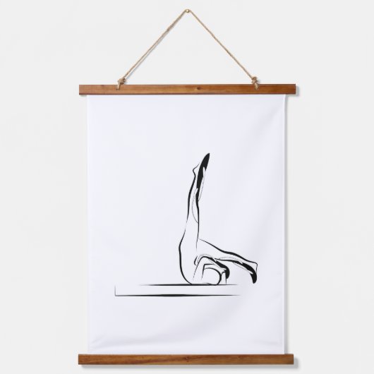 Pilates Control Balance Pose - Hervormer Hangend Wandkleed (Voorkant)