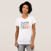 Pilates Cute Colorful T-shirt (Voorkant volledig)