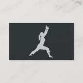 Pilates de fitness instructeur sur Carte de visite (Dos)