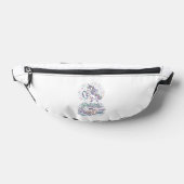 Pilates de licorne et poussière de fée sur fond bl (Poser)