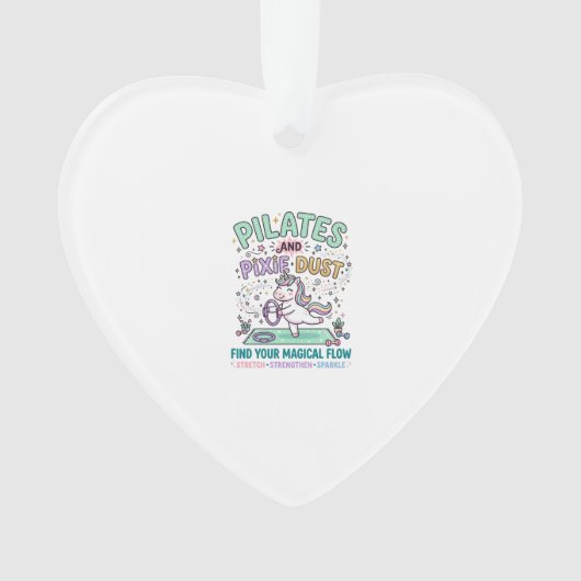 Pilates de licorne et poussière de pixie typograph (devant)