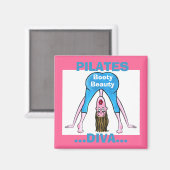 PILATES DIVA-Booty Beauty Magneet (Voorkant / Achterkant)