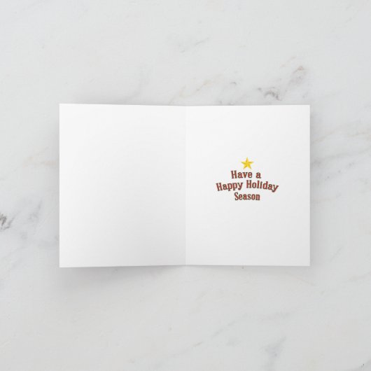 Pilates Holiday Kaart - Breath Stretch & Be Merry (Binnen)