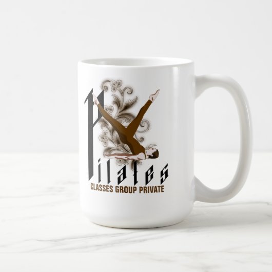 Pilates II - Café-, Mug de thé, Coupe (Droite)
