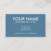 Pilates instructeur Carte de visite (Dos)