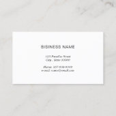 Pilates instructeur Pilates Carte de visite (Dos)