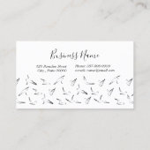 Pilates instructeur Pilates Carte de visite (Dos)