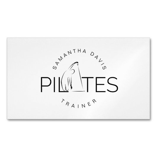 Pilates instructeur Pilates Carte de visite (devant)
