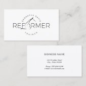 Pilates instructeur Pilates Carte de visite de la  (Devant / Derrière)