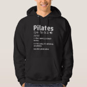 Pilates instructeur trainer leraar 16 hoodie (Voorkant)