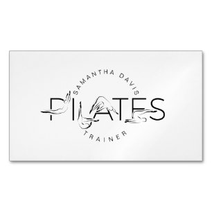Pilates Instructor Pilates woord Magnetisch Visitekaartje