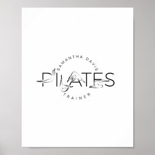 Pilates Instructor Pilates woord Poster