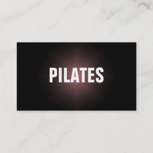 PILATES Instructor Simple & Plain Visitekaartje