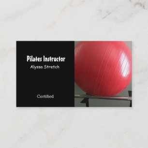Pilates-instructrice Visitekaartje