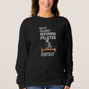Pilates Kat Eat Slaap Reformer Pilates Herhalen Trui