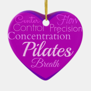Pilates Keramisch Ornament