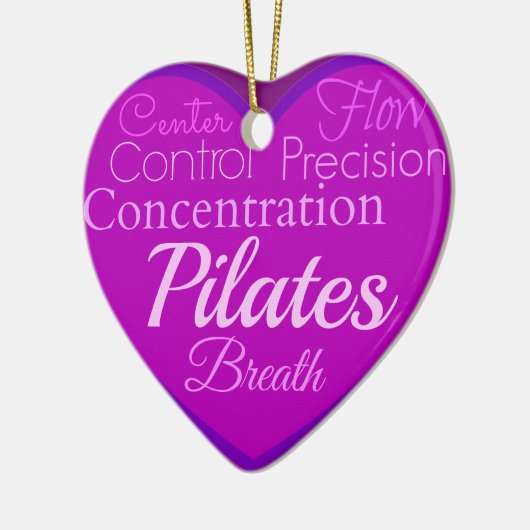 Pilates Keramisch Ornament (Links)