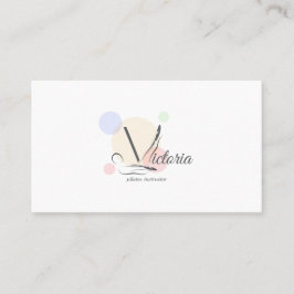 Pilates Letter V Pose | Monogram Letter V Pilates Visitekaartje