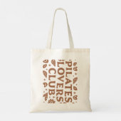 Pilates liefhebbers club tote bag (Achterkant)