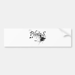 Pilates Method fan! Pilates Art Bumpersticker