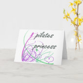 Pilates Method fan! Pilootgeschenken Kaart (Gele Bloem)