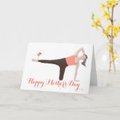 Pilates Moederdag Side Kick Kaart (Gele Bloem)