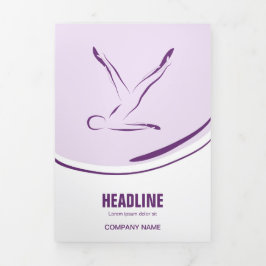 Pilates Pilates Pilates Abstract Pilates Drieluik Kaart