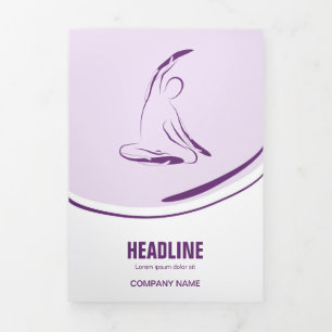 Pilates Pilates Pilates Abstract Pilates Drieluik Kaart